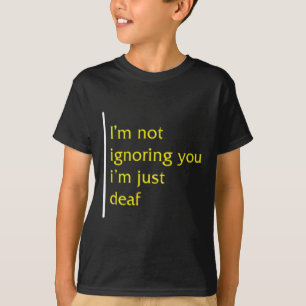Awareness Month ASL Language Support nicht ignorie T-Shirt
