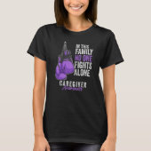 Awareness Month Gloves Lavender Ribbon P T-Shirt (Vorderseite)
