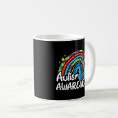 Awareness Rainbow Puzzle Familie Matching Ap Kaffeetasse (VorderseiteRechts)