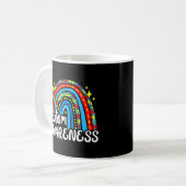 Awareness Rainbow Puzzle Familie Matching Ap Kaffeetasse (Vorderseite Links)