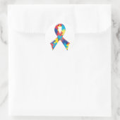 Awareness-Ribbon A4 Runder Aufkleber (Tasche)