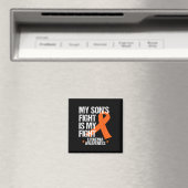 Awareness Son Fight Orange Ribbon Geschenk Magnet (In Situ (Geschirrspüler))