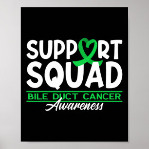 Awareness-Squad Cholangiokarzinom Gallengangskrebs Poster