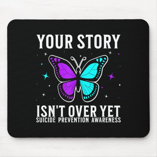 Awareness Support Prevention Awareness Month Mousepad (Vorne)