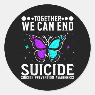 Awareness Support Prevention Awareness Women Runder Aufkleber