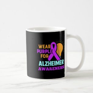 Awareness Trage Lila Für Heimer's Kaffeetasse