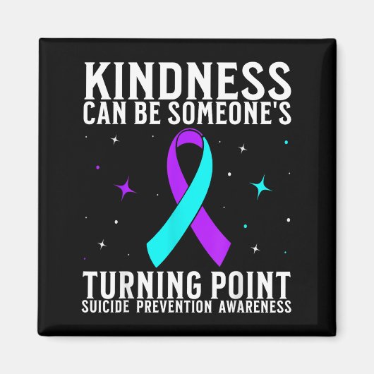 Awareness Warrior Prevention Awareness Month Magnet (Vorne)