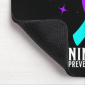 Awareness Warrior Prevention Awareness Month Mousepad (Ecke)