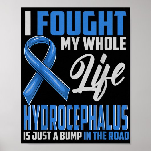 Awareness Water The Brain Fought My Whole Life  Poster (Vorne)