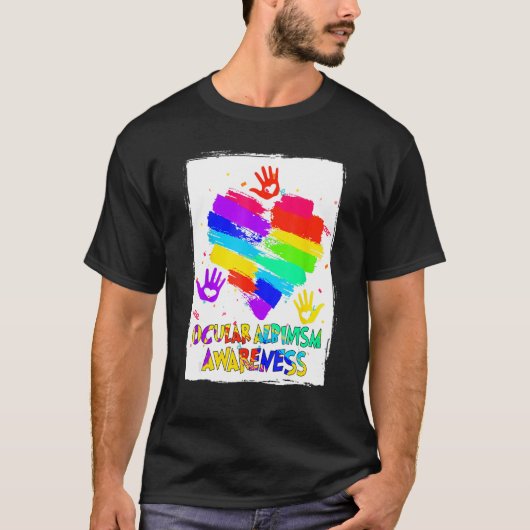 Awareness Wear Regenbogen 2 T-Shirt (Vorderseite)