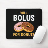 Awareness Will Bolus For Donuts, Diabetes (t1d) Bo Mousepad (Mit Mouse)