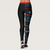 Awareness Words... Diabetes Leggings (Rückseite)