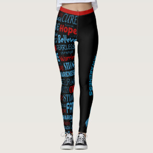 Awareness Words... Diabetes Leggings