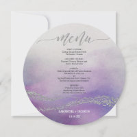 Awash Elegantes Watercolor Runde Hochzeiten