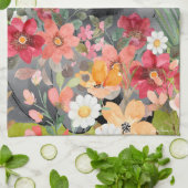 AWASSE IN LICHTschwarz - Blauer Hund Geschirrtuch (Gefaltet)