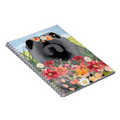 AWASSE IN LICHTschwarz - Blauer Hund Notizblock (Rechte Seite)