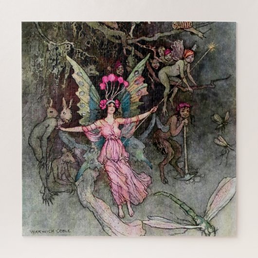 „Away Down Under“ von Warwick Goble Puzzle (Vertikal)