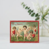 Away Valentine Postkarte behalten (Stehend Vorderseite)