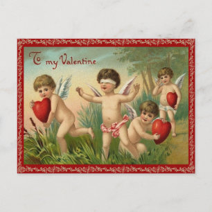 Away Valentine Postkarte behalten
