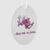 Away With the Fairies Hanging Acrylic Ornament (Vorderseite)