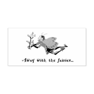 Away With the Fairies Rubber Stamp Gummistempel