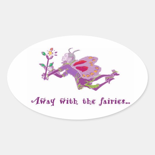 Away With the Fairies Sticker (Vorderseite)