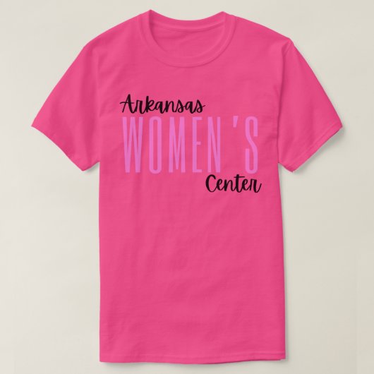 AWC BlackLight Pink gestapelt TShirt (Design vorne)