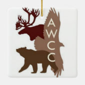 AWCC Alaskan Frozen Kardinals Holiday Ornament (Rückseite)
