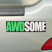 awdsome Grün Autoaufkleber (Auf Auto)