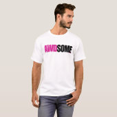 awdsome Rosa logo1 T-Shirt (Vorne ganz)