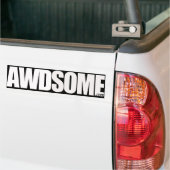 awdsome Schwarzweiss-Rauch Autoaufkleber (Auf Lkw)