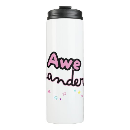 Awe and Wanderthermal tumbler Thermosbecher (Vorderseite)