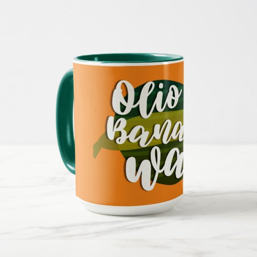 Awe Bay No Know absurd chant Tasse (Vorderseite Links)