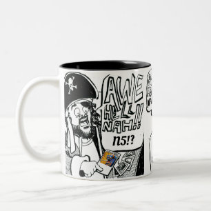 Awe Hell Nah! Mug Zweifarbige Tasse