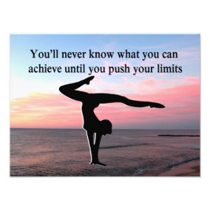 AWE INSPIRIERE GYMNAST FOTODRUCK