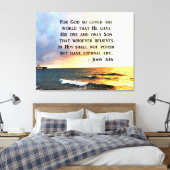 AWE INSPIRIERE JOHN 3 16 FOTO-DESIGN LEINWANDDRUCK (Insitu (Schlafzimmer))