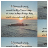 AWE INSPIRIERE SERENITY PRAYER DESIGN STOFF (Nahaufnahme)