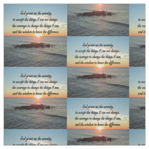 AWE INSPIRIERE SERENITY PRAYER DESIGN STOFF