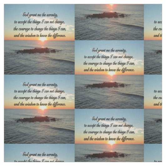 AWE INSPIRIERE SERENITY PRAYER DESIGN STOFF (Muster)