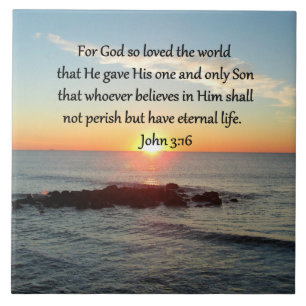 AWE-INSPIRIEREND JOHN 3:16 SONNENREISE FLIESE