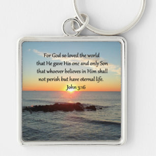 AWE-INSPIRIEREND JOHN 3:16 SONNENREISE SCHLÜSSELANHÄNGER