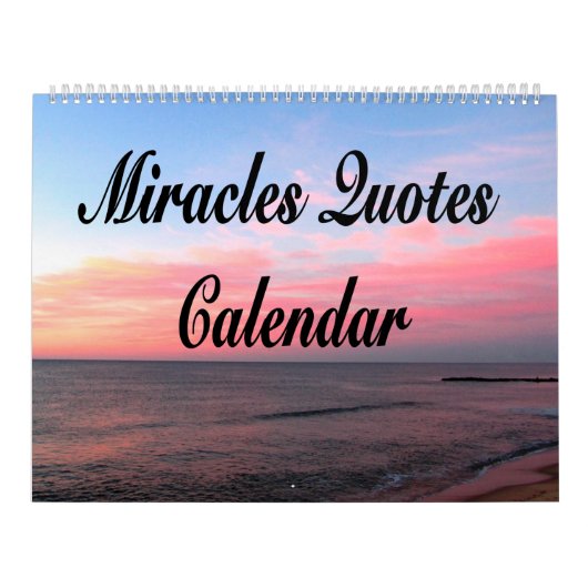 AWE INSPIRIEREND MIRACLES QUOTES CALENDAR KALENDER (Titelbild)