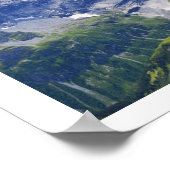Awe inspirierend Schweizer Alpen Poster (Ecke)