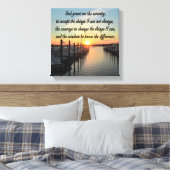 AWE INSPIRIEREND SERENITY PRAYER SUNSET FOTO DESIG LEINWANDDRUCK (Insitu (Schlafzimmer))