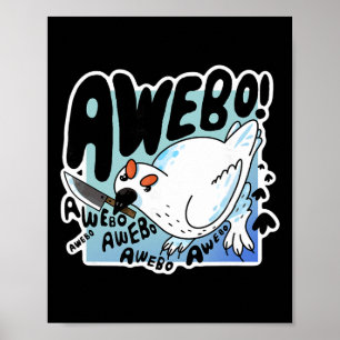 Awebo Ptarmigan Arktischer Süßer Vogel Internet Me Poster