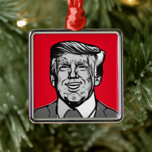 awesoma,donald,trump,donald trump,präsident,vorsit ornament aus metall