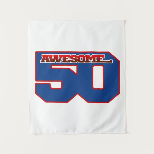 awesome 50 wandteppich (Vorderseite)