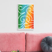 Awesome abstract art by RRW 2026 #2 Leinwanddruck (Insitu (Wohnzimmer))