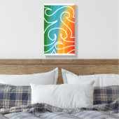 Awesome abstract art by RRW 2026 #2 Leinwanddruck (Insitu (Schlafzimmer))