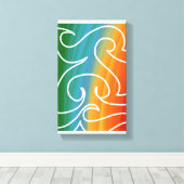 Awesome abstract art by RRW 2026 #2 Leinwanddruck (Insitu (Holzboden))